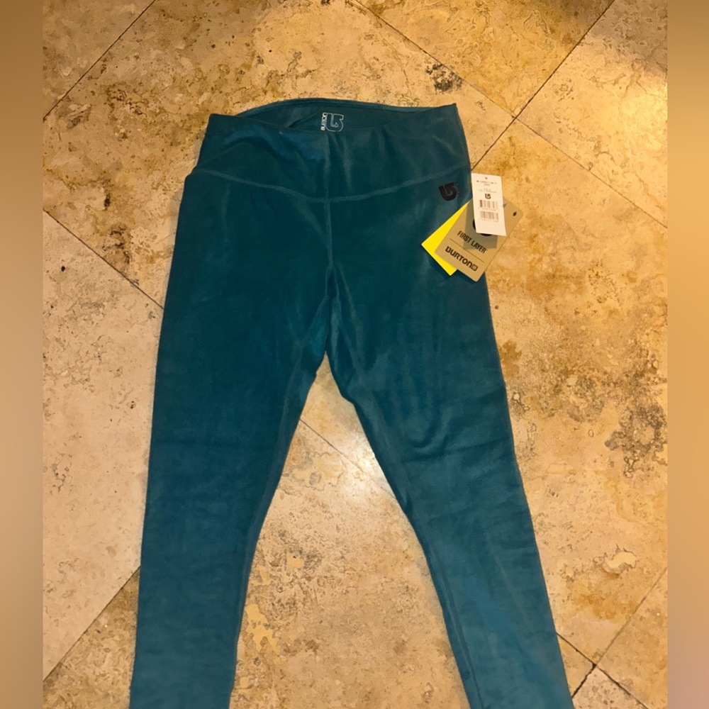 NWT Burton  Teal Leggings